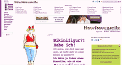 Desktop Screenshot of hausfrauenseite.de