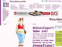 Tablet Screenshot of hausfrauenseite.de